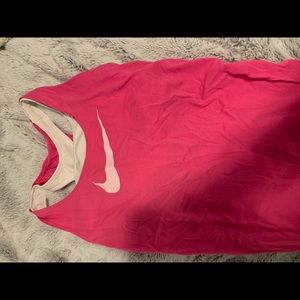 pink nike tank